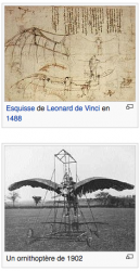 Machines volantes Léonard de Vinci