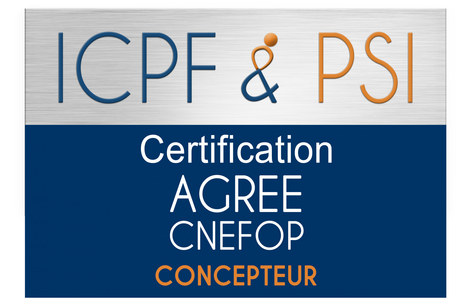 Logo icpf psi agree cnefop concepteur christel ceccotto