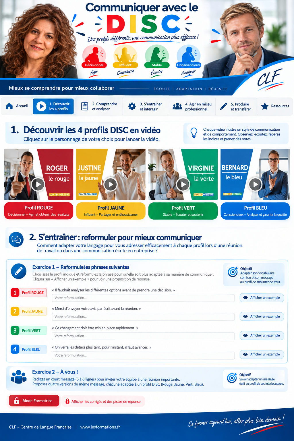 Affiche Communiquer DISC