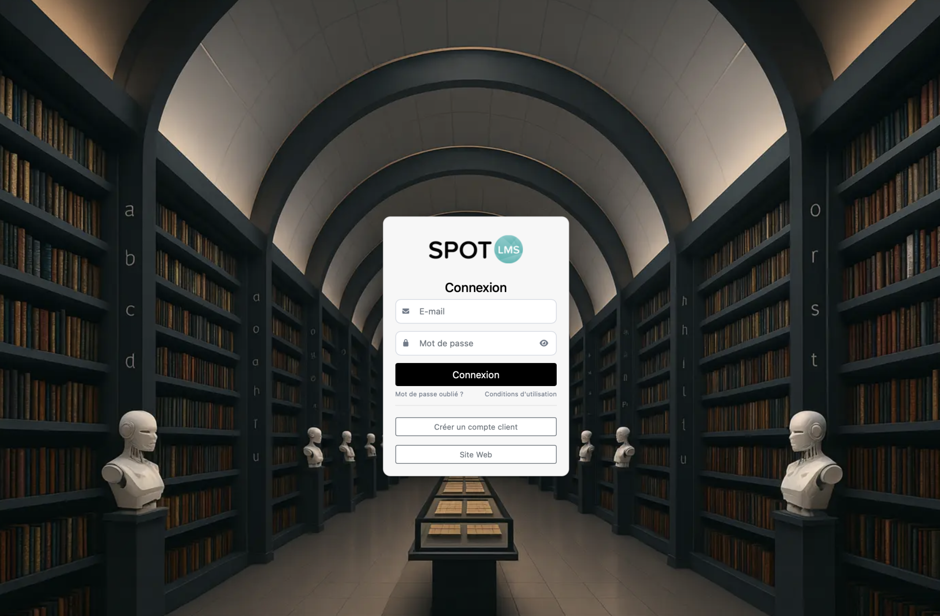 Capture de l'espace SpotLMS du CLF